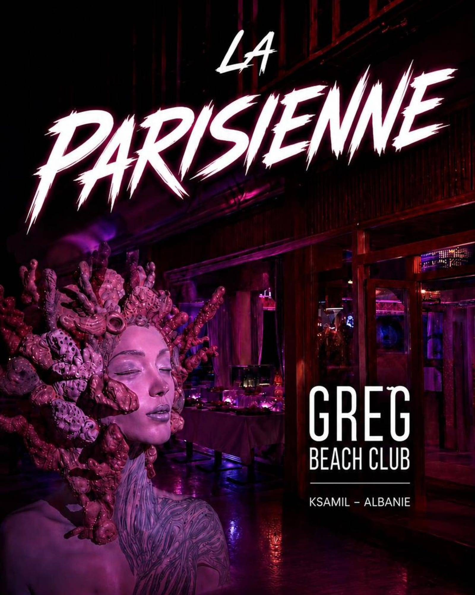 La Parisienne · Greg Beach – official poster