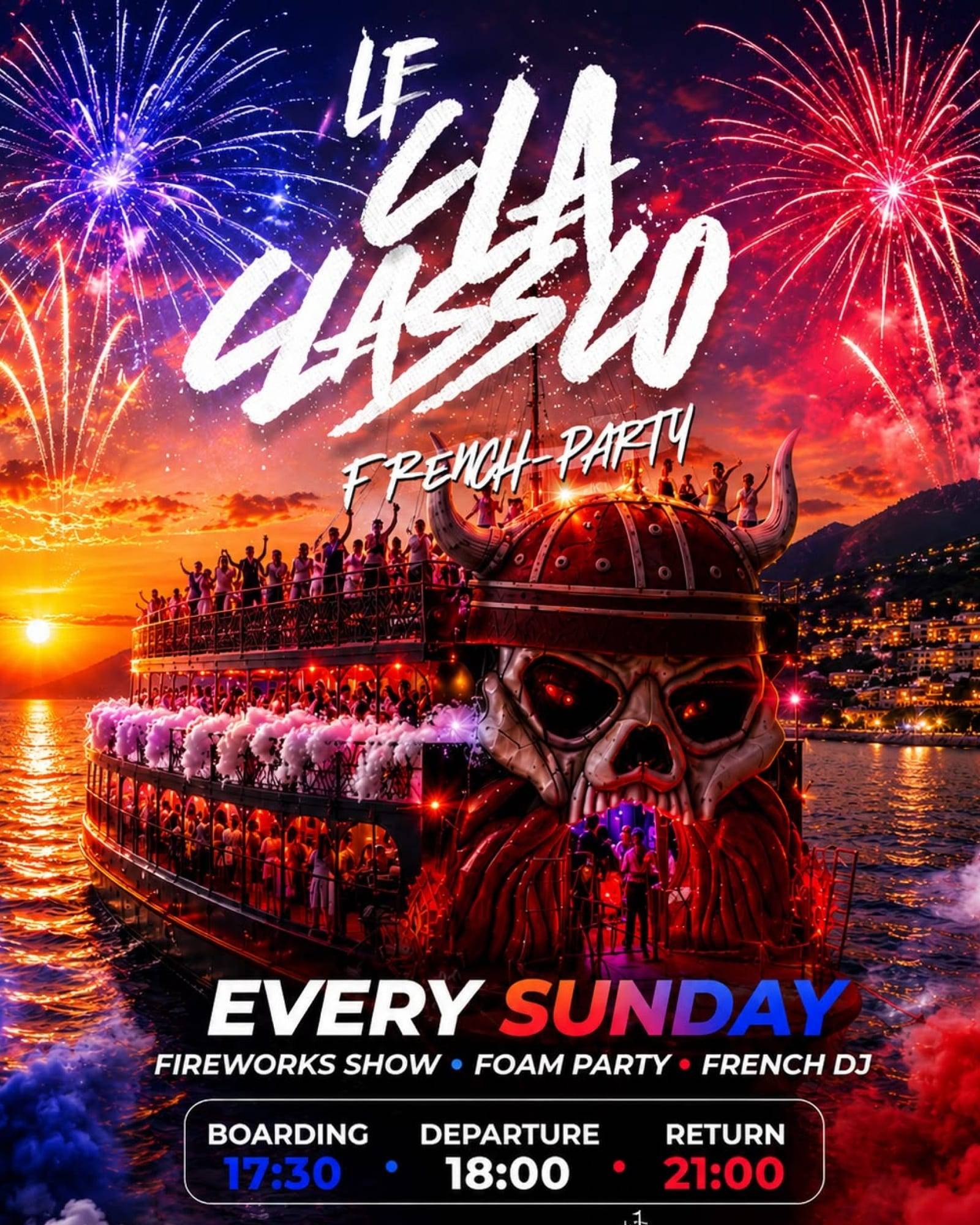 Le Classico - French Boat Party · Vikingen – official poster